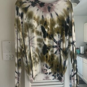 Tie-Dye Long Sleeve Women's Top and Bottom. Never worn .